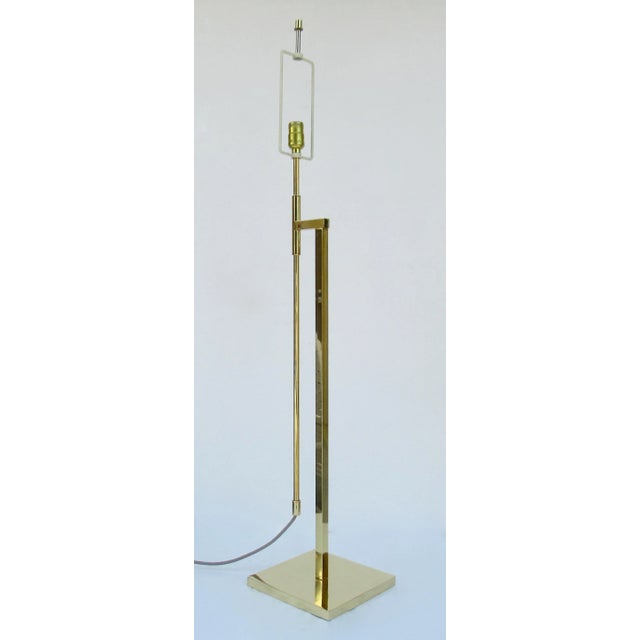C.1960's Mid-Century Laurel Lamp Company "Telescoping" Adjustable Brass Floor Lamp For Sale In West Palm - Image 6 of 13
