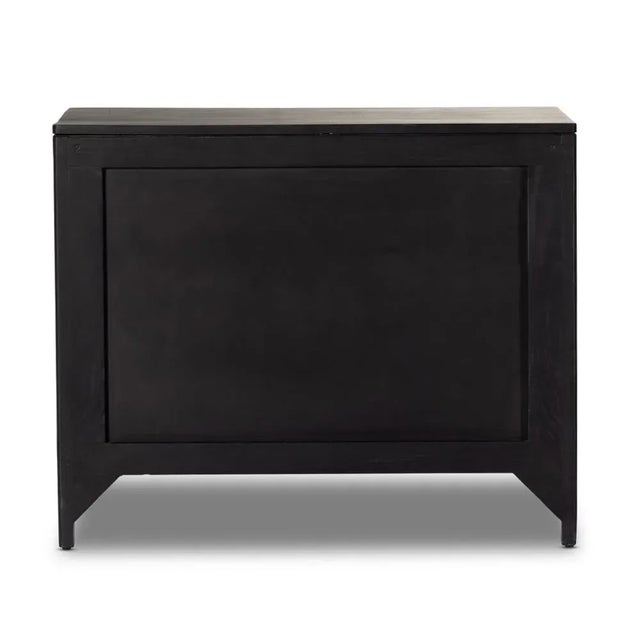 Four Hands Sydney Large Nightstand, Black Wash For Sale - Image 10 of 13
