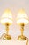 Art Deco Hammered Brass Table Lamps with Fabric Shades, Vienna, Austria, 1920s, Set of 2 For Sale - Image 15 of 18