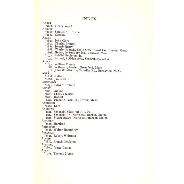 Catalogue of the Fly Club of Harvard University 1836-1948 For Sale - Image 10 of 11