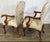Wood Mid-Century Weiman Furniture Carved Mahogany Georgian Style Figural Lounge Chairs - A Pair For Sale - Image 7 of 12