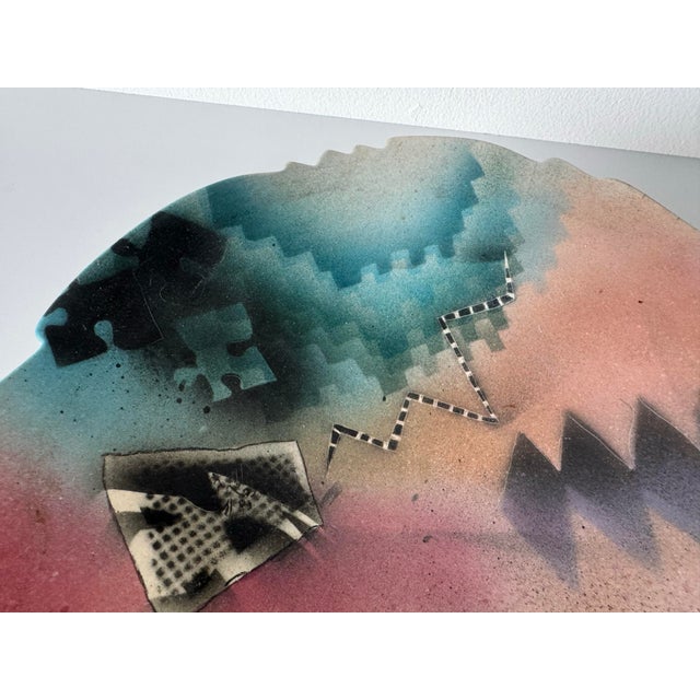 1990s J. Koons Signed Art Ceramic Pedestal Bowl For Sale In Miami - Image 6 of 12