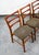 Brown 1960s Mid Century Modern Dining Chairs Set 4 Mobler Ladder Back Farstrup Teak Grey MCM For Sale - Image 8 of 12