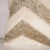 Champagne Custom Designed Chevron Pillow in Champagne and White Mongolian Lambswool For Sale - Image 8 of 10