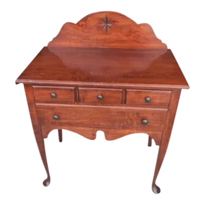 Vintage Pennsylvania House Solid Cherry Queen Anne Lowboy Rvs