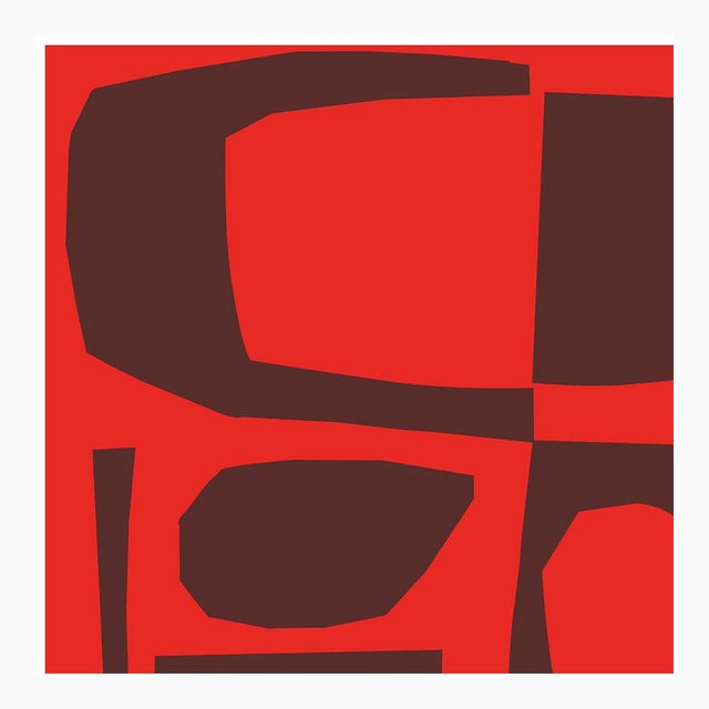 Not Yet Made - Made To Order Deep Red on Red Fine Art Print 16" X 20" by Liz Roache For Sale - Image 5 of 7