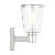 Transitional Chapman & Myers by Visual Comfort Studio Alessa 1-Light Sconce in Polished Nickel For Sale - Image 3 of 9
