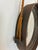 Vintage Round Metal Mirror on Silk Rope, France For Sale - Image 10 of 18