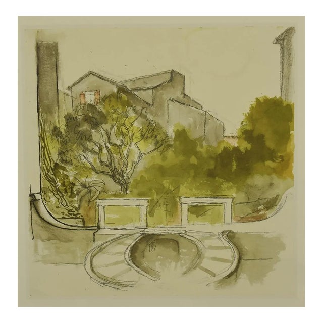 Cricket Palace, Offset by Renato Guttuso, Late 20th Century For Sale