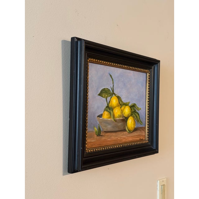 English Framed Painting of Lemons For Sale - Image 3 of 4