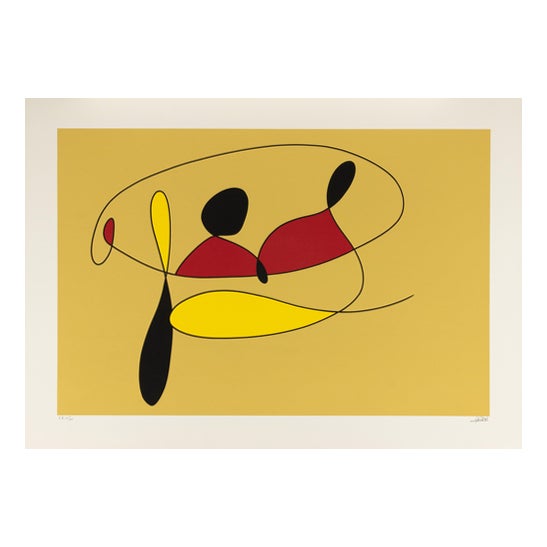 Giuseppe Guidotti, Abstract Composition, Screenprint, 1970s For Sale
