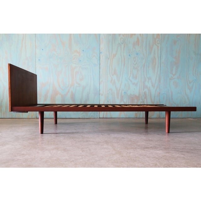 1960s Hans Wegner for Getama Teak King Bed (Two Twins) Mid Century Danish Modern For Sale - Image 9 of 15