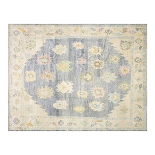 1960s Turkish Oushak Rug For Sale