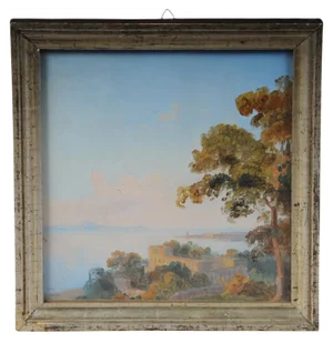 Carl G. Wegener, Landscape Idyll, 1800s, Oil, Framed