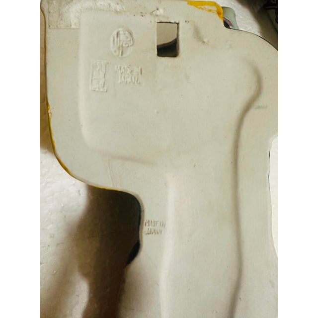 Mid-Century Japanese Ceramic Wall Pocket For Sale In Phoenix - Image 6 of 6