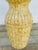 Large Vintage Cane Design Ceramic Vase, Hand Made For Sale - Image 4 of 5