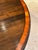 Wood Cherry Round Birdcage Base Extending Dining Table With 2 Leaves by Englishman's Fine Furnishings For Sale - Image 7 of 17