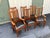 American Stickley 21st Century Collection Leather & Cherry Mission Dining Chairs- Set of 6 For Sale - Image 3 of 12