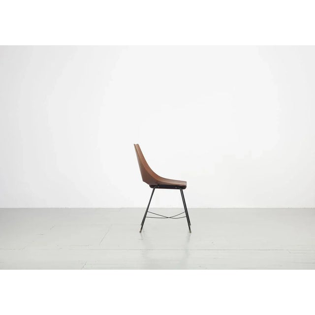 Vintage Bentwood Dining Chairs from Societa Compensato Curvato, 1960s, Set of 6 For Sale - Image 12 of 18