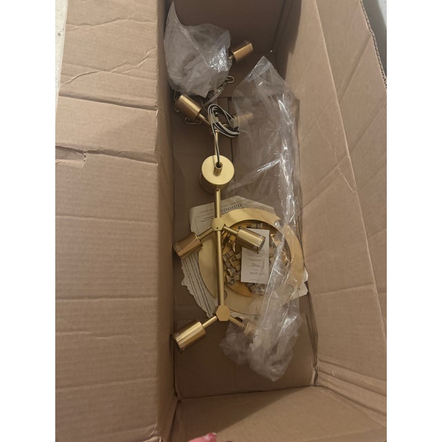 Brand New- opened in box. Retail-$3400 Inspired by Art Deco styles, our exclusive Willamette Lighting Collection features...