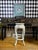 1980s 1980s Chinoiserie Mother-of-Pearl Inlaid Tall Stool or Side Table With Glass Top, 25" For Sale - Image 5 of 17