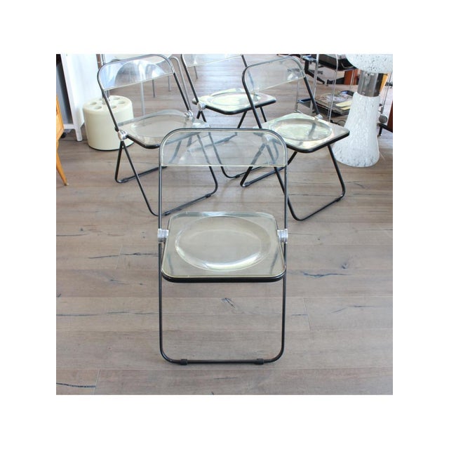 1970s Folding Chairs by Giancarlo Piretti for Anonima Castelli, 1970, Set of 4 For Sale - Image 5 of 14