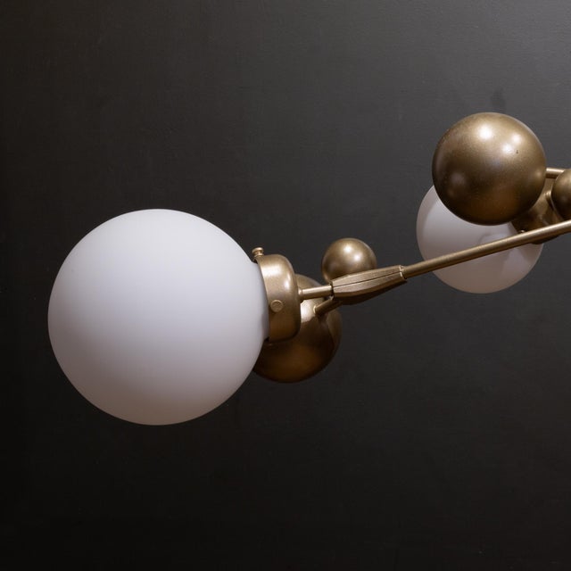 ABOUT The Sprig 5-Light Semi-Flush in soft gold finish—with steel and glass “berries” of multiple sizes—is the perfect...