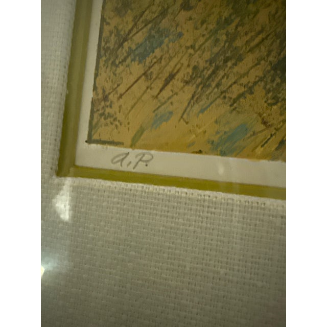1970s Vintage Robert W. Addison "Hideaway" Signed Artist Proof Serigraph For Sale - Image 5 of 9