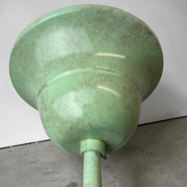 Small Geometrical Pressed Glass Semi-Flush Mount, 1970s For Sale - Image 10 of 12