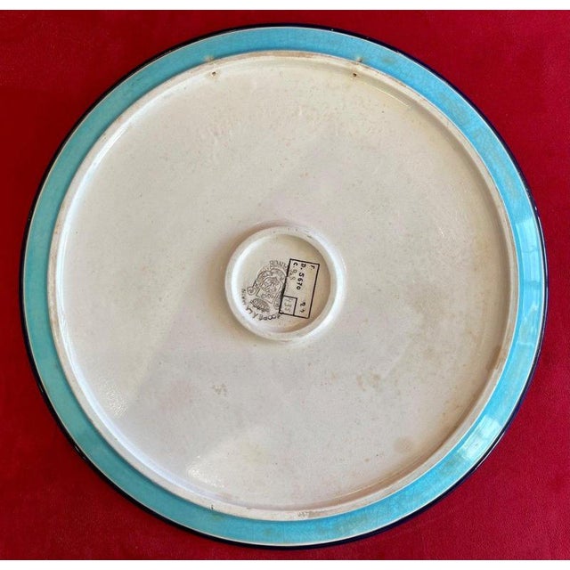 Dish Decorated with Storks For Sale - Image 10 of 11