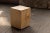 Contemporary Alabama Sawyer "Hyo" Natural Pine Wood Cube Side Table For Sale - Image 3 of 11