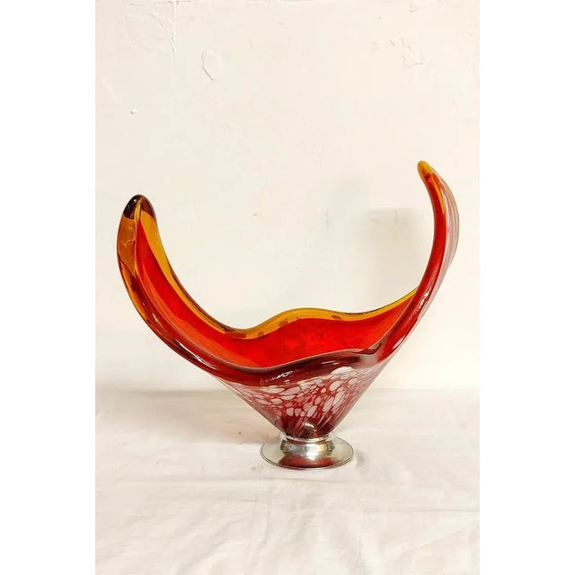 Vintage Italian Murano Glass Centrepiece, 1960s For Sale - Image 11 of 11