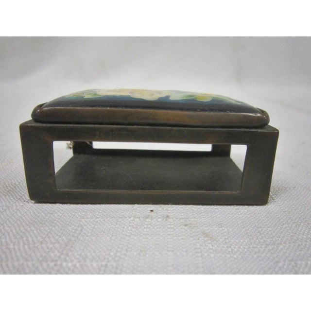 Early Cloisonne Match Holder For Sale - Image 4 of 5