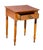 Antique 19th Century Sheraton New England Tiger Maple Work Table / Nightstand For Sale - Image 4 of 12
