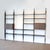 A beautiful, 4-unit wide shelving system desined by Franco Albini, manufactured by Poggi in Italy around 1960. This large...