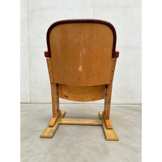 East German Theatre Chair, 1960s For Sale - Image 4 of 11