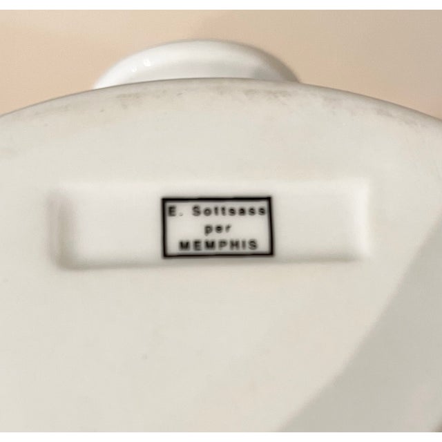 Ceramic Euphrates Vase by Ettore Sottsass for Memphis, 1983 For Sale - Image 7 of 8