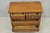 Antique Walnut Miniature Salesman Sample Small Chippendale Chest of Drawers For Sale - Image 12 of 16