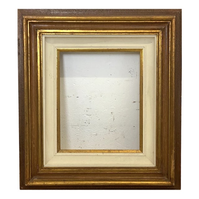 Vintage Gold Wooden Frame, 1920s For Sale