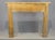 Neoclassical Antique 19th Century Painted Neoclassical Greek Revival Fireplace Mantel For Sale - Image 3 of 5