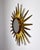 Italian Sun Mirror in Gilded Metal with Gold Leaf, 1960 For Sale - Image 4 of 7