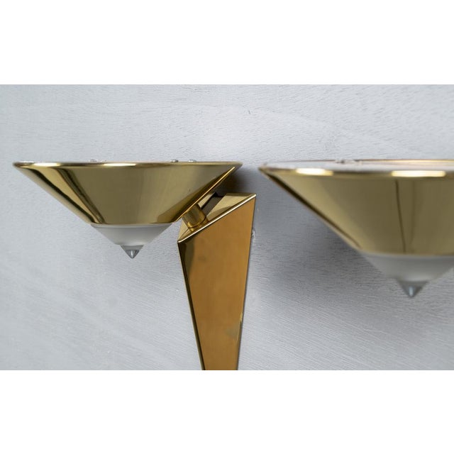 Goldenrod Wall Light 8935/ 01 by F. Hustadt, 1980s, Set of 2 For Sale - Image 8 of 18