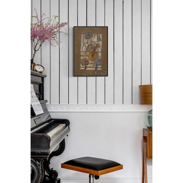 Tonino Guerra Fresco on stretched canvas Year: 2005 60 x 40 cm Signed and dated on the front Artist's certificate on photo...