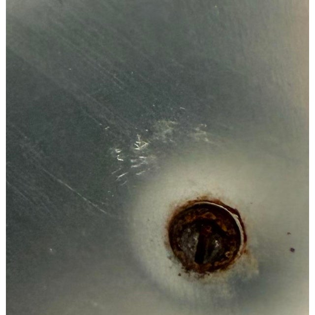 Mid 20th Century Jeanette Glass Anniversary Cake Plate With Stainless Steel Cover For Sale - Image 12 of 12