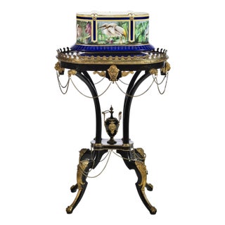 Antique Napoleon III Side Table, 1800s For Sale