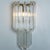1970s Large Venini Style Clear Gold and Glass Sconces, 1970, Set of 2 For Sale - Image 5 of 10