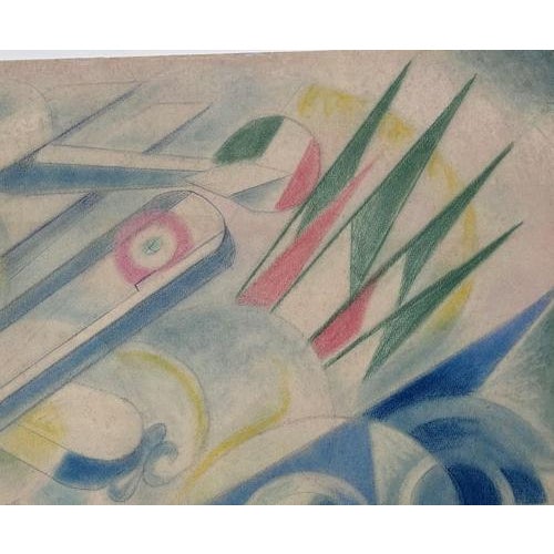 Arturo Ciacelli, Aero-Meccanique, 1934, Mixed Media For Sale - Image 7 of 10