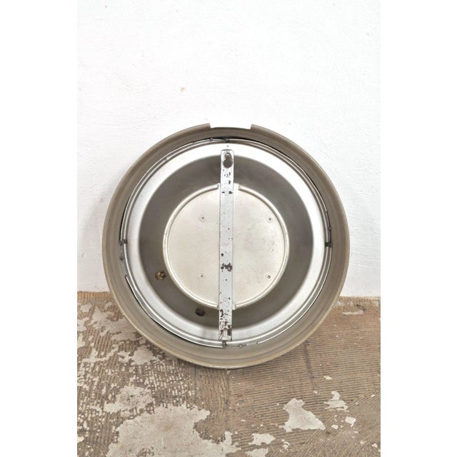 Gray Vintage Wall Clock from PTT, 1960s For Sale - Image 8 of 9