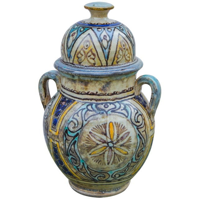 Early 20th Century Antique Moorish Vase For Sale - Image 5 of 12
