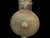 Large Hand Hammered Brass Helmet Shield Set For Sale - Image 4 of 15